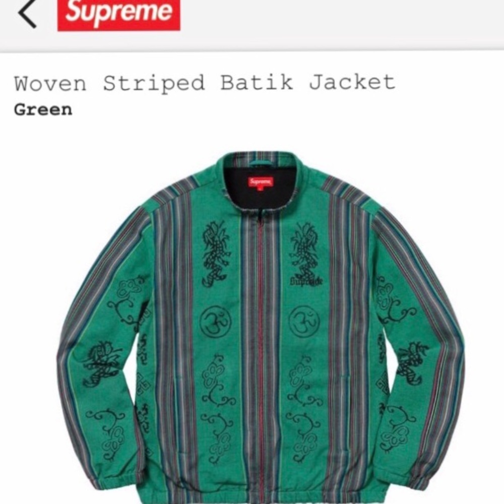 NWT-Supreme Batik Jacket
